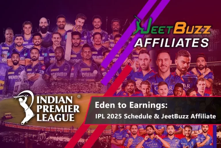 IPL 2025 Schedule & JeetBuzz Affiliate – Maximize Cricket Betting Earnings